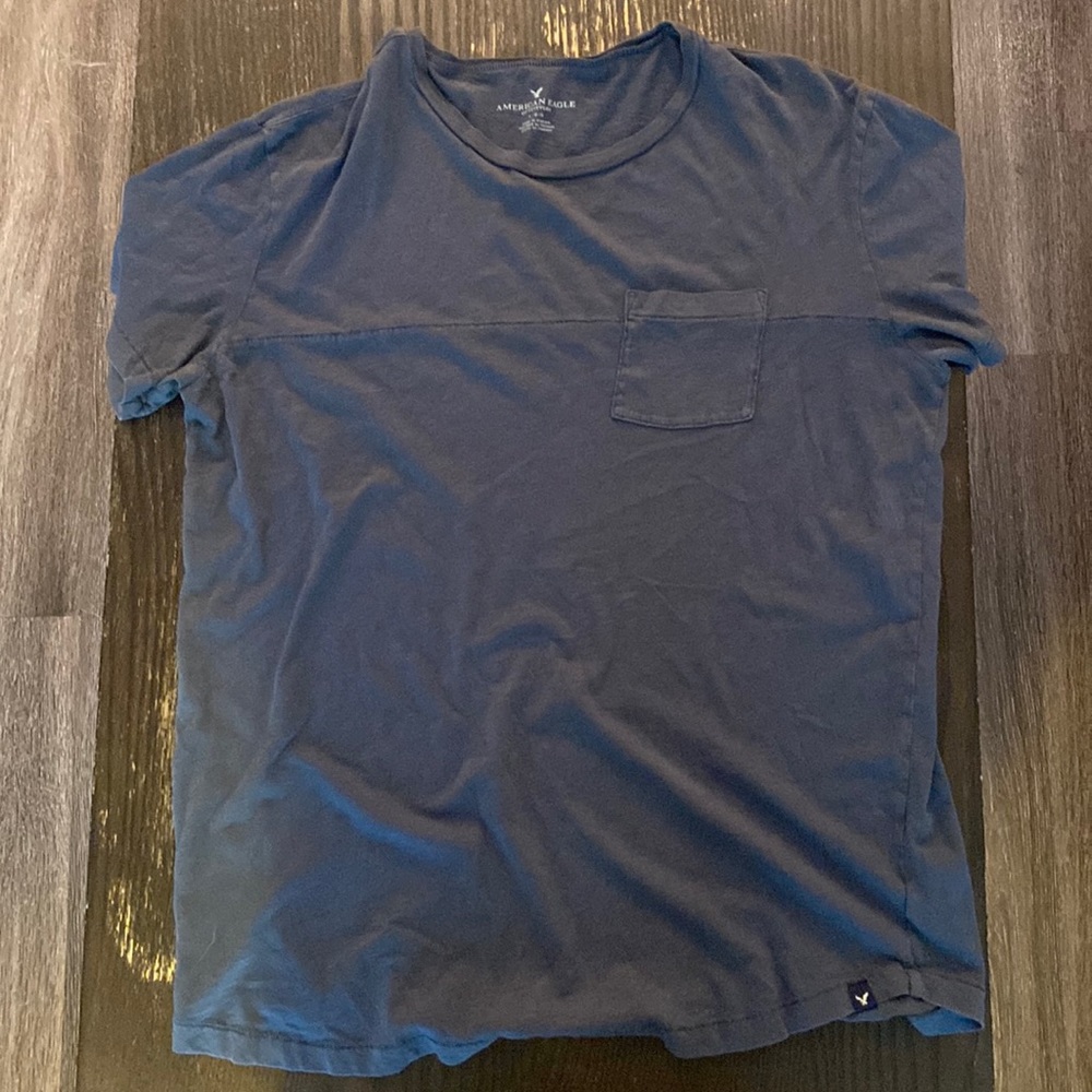 American Eagle Large Blue T Shirt